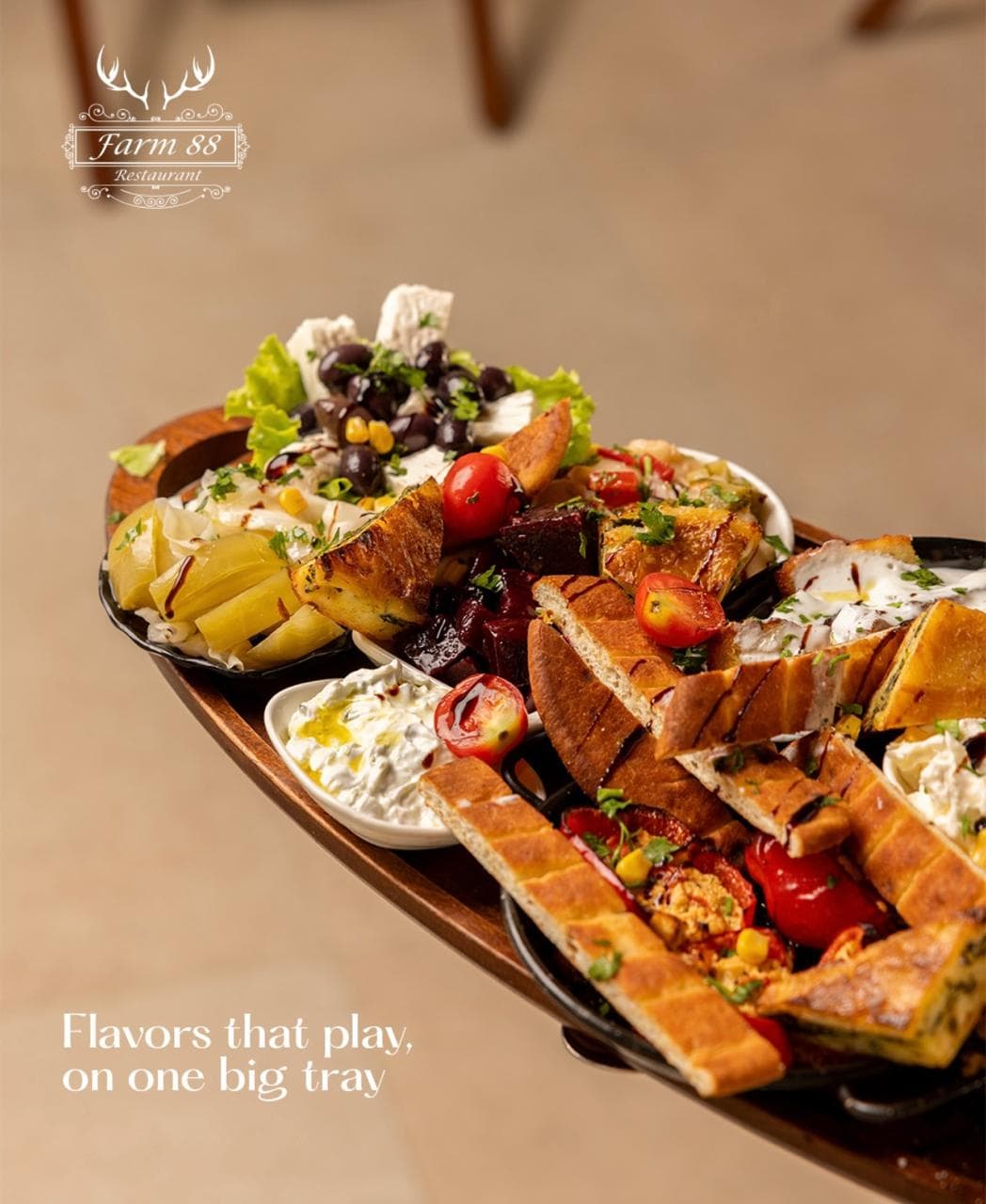 Meny tradicionale shqiptare Farm 88 - tabaka antipasto